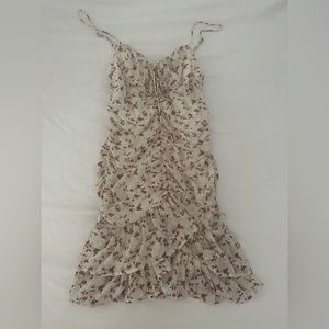 Floral frilly dress